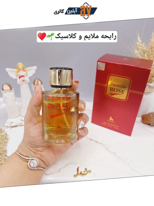 ادکلن 100 میل اماراتی برند Especial ROSE کد K22E23
