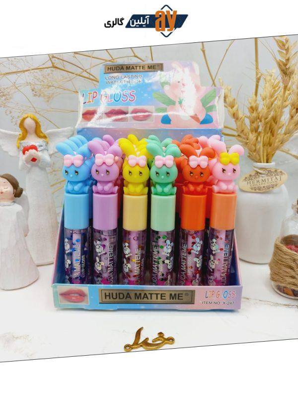 برق لب طرح بچه هدی مات می HUDA Matte Me کد X247