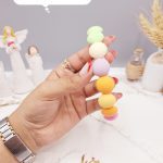 تل دخترانه طرح دایره رنگی