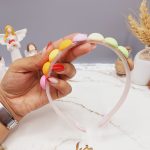 تل دخترانه طرح دایره رنگی