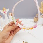 تل دخترانه طرح دایره رنگی