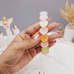 تل دخترانه طرح قلب کریستالی