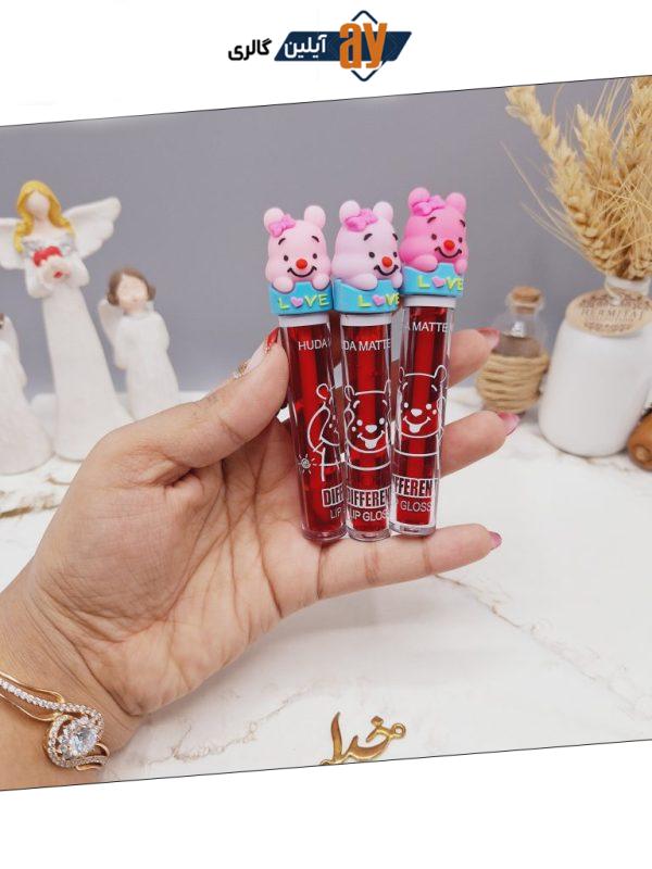 تینت لب طرح خرس کیوت هدا مات می HUDA MATTE ME کد X327