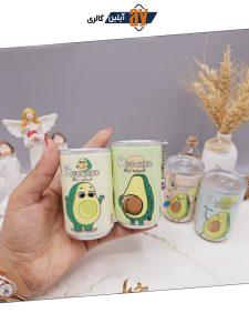 دستمال مرطوب قوطی طرح آواکادو
