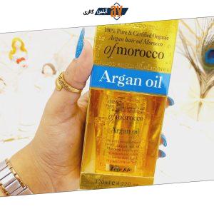 روغن موی آرگان 100% خالص و ارگانیک ساخت مراکش Argan Oil کد 0176