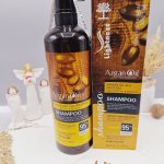 شامپو روغن آرگان کراتینه مراکشی هک شده ساخت اسلواکی جعبه دار لایتنس 900 میل 95% ARGAN OIL