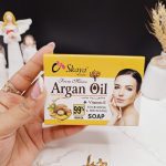 صابون سفید کننده دارای ویتامین E و حاوی روغن هسته آرگان Skaya کد 1005
