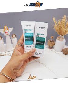 ضد آفتاب حاوی لوسیون برند DERCOS (های کپی درجه ۱) کد 3190