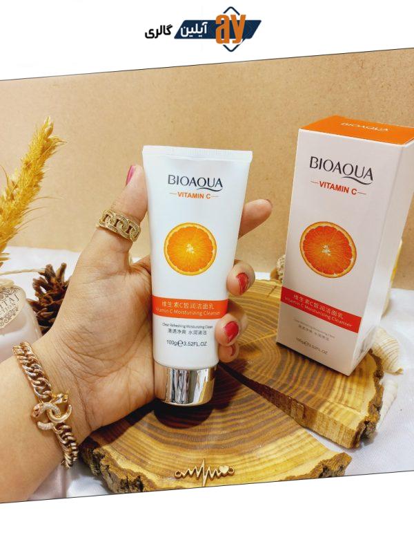 فوم شستشو تیوپی 100 گرمی ویتامین سی بیوآکوا BIOAQUA کد BQY81846