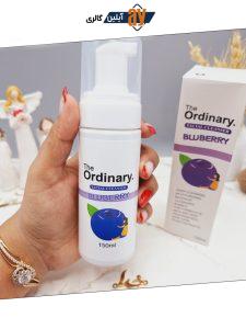 فوم شستشو صورت با عصاره بلوبری برند اوردینری ordinary کد 2218