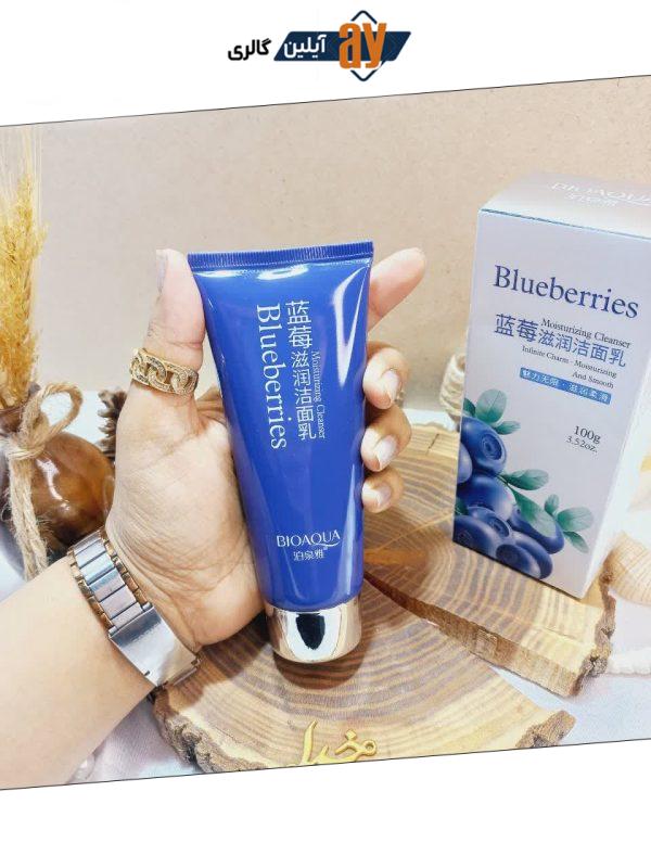 فوم شستشو صورت بلوبری بیوآکوا BIOAQUA کد BQY0627 | پخش عمده