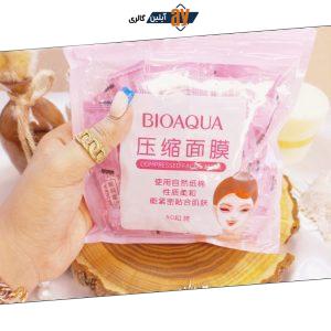قرص ماسک فشرده ورقه ای 50 عددی بیوآکوا BIOAQUA کد BQY8128 | پخش عمده