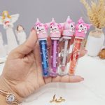 لیپ گلاس شاین دار طرح دلقک بامزه برند هدا مات می HUDA MATTE ME کد X326