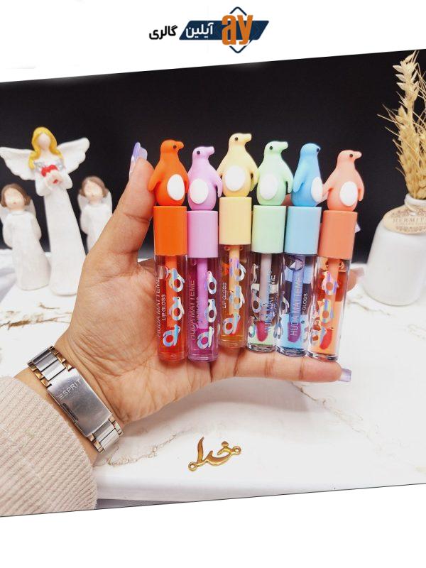 لیپ گلاس طرح پنگوئن هدا مات می HUDA MATTE ME کد X_292