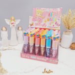 لیپ گلاس گلیتری طرح پروانه هولد مورنینگ Hold morning کد HL5417