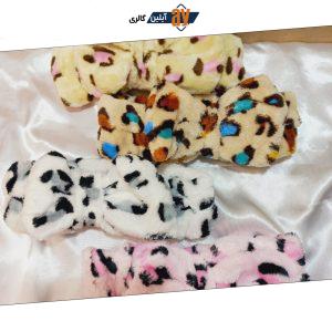 هدبند حوله ای پلنگی