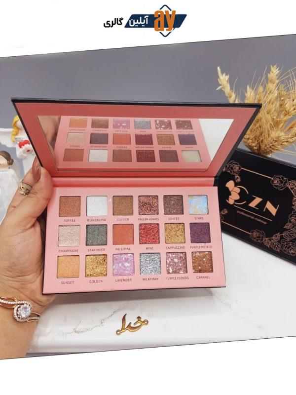 پالت سایه چشم 18 رنگ برند NZ کد BD9003