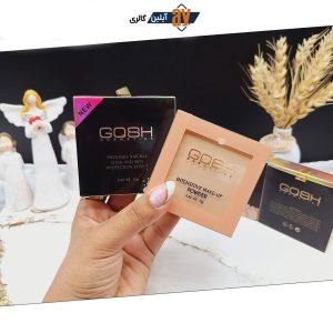 پنکک مخملی و با دوام همراه با پد و آیینه برند گاش GOSH کد 9803