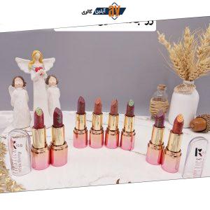 پک 8 عددی رژ لب جامد شاین دار زیبا میس بیوتی Miss Betty کد K1147
