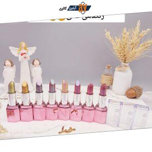 پک 8 عددی رژ لب جامد شاین دار میس بیوتی Miss Betty کد K7705