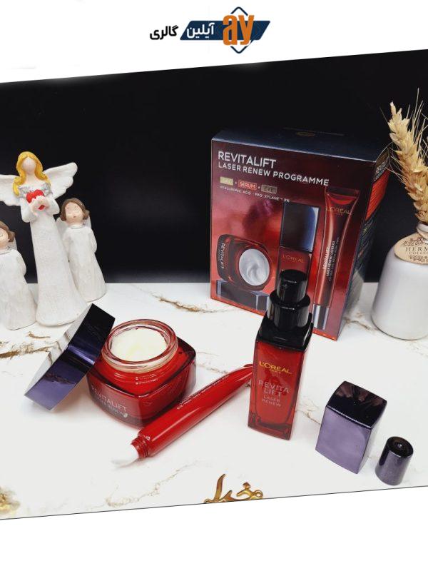 پک جوانساز لیفت کننده و ضد چروک 3تایی لورآل LORÉAL اصلی کد 10469
