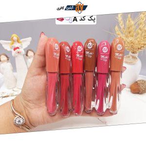 پک رژ لب مایع 6 عددی برند رومانتیک مات ROMANTIC MATTE کد RY _1268