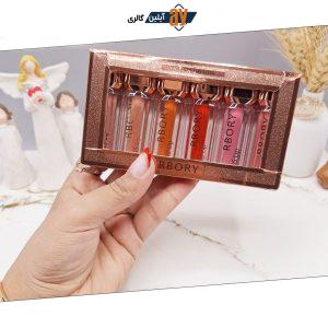 پک رژ مایع 6 عددی لاکچری پک 1 برند معروف RBORY کد R09012 (اصلی)
