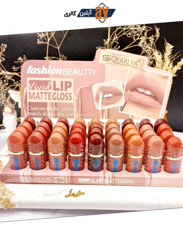 پک رژ مایع 9 تایی فشیون بیوتی fashion BEAUTTY کد QE 7107