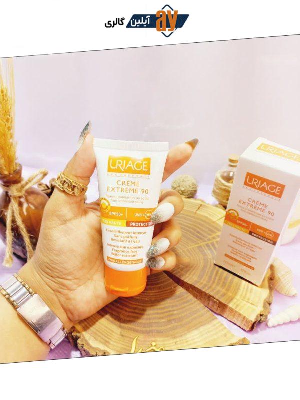 کرم ضد آفتاب اوریاژ SPF90 سری extreme حجم 50 میلی‌لیتر