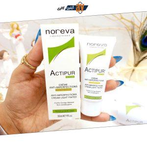 کرم پودر ضد جوش و آکنه اکتی پور (رنگی روشن) Actipur کد 001602