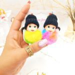 کش مو جفت زنانه مدل عروسک باربی کد 2302301