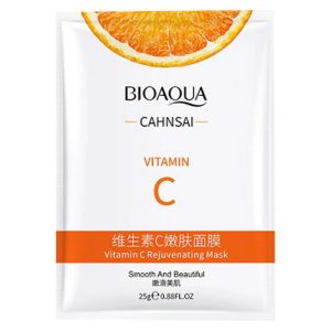 ماسک صورت بایو آکوا مدل Skin Care وزن 25 گرم بسته 4 عددی
