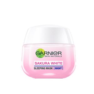 ماسک صورت شب گارنیه مدل Sakura White new حجم 50 میلی لیتر