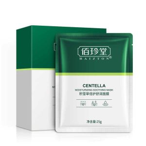 ماسک صورت بایزتون مدل CENTELLA وزن 25 گرم مجموعه 10 عددی