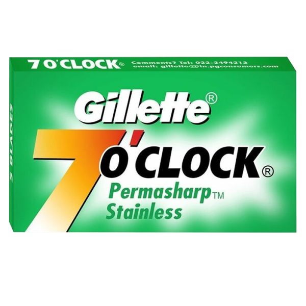 تیغ یدک ژیلت مدل 7 O clock بسته 5 عددی