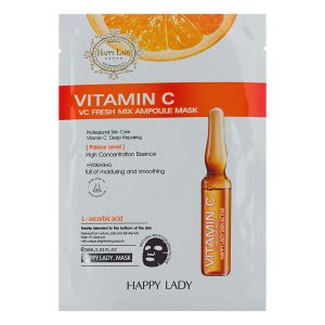 ماسک صورت هپی لیدی مدل VITAMIN C وزن 28 گرم