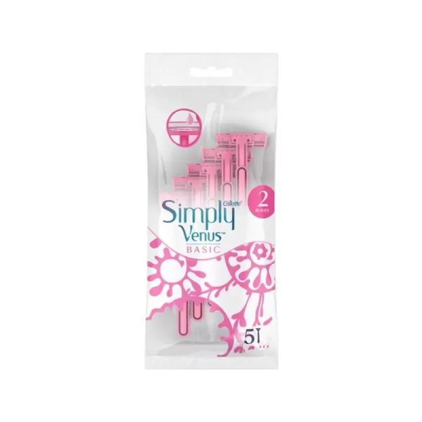 خود تراش ژیلت مدل Venus basic بسته 5 عددی