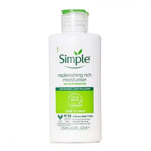 کرم آبرسان سیمپل مدل Skin Smoothing Actives حجم 125 میلی لیتر