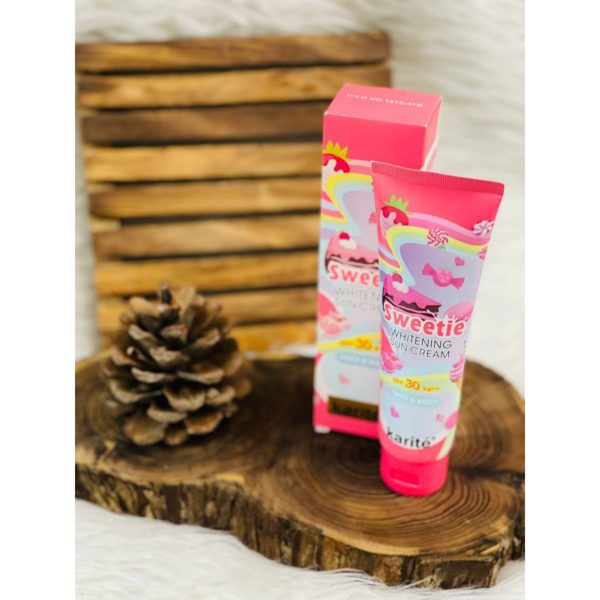 کرم روشن کننده کاریته مدل sweetie حجم 120 میلی لیتر