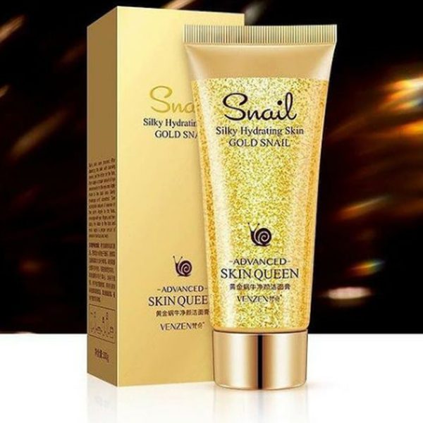 فوم شستشو صورت ونزن مدل GOLD SNAIL وزن 100 گرم