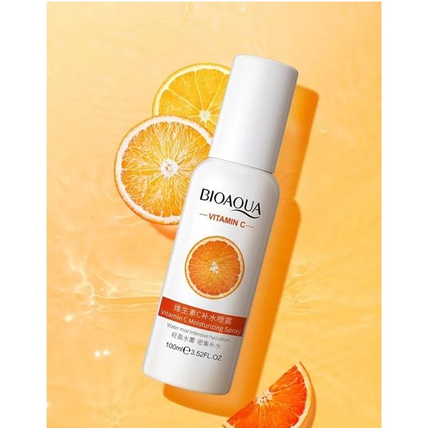 اسپری آب بایو آکوا مدل Vitamin C حجم 100 میلی لیتر