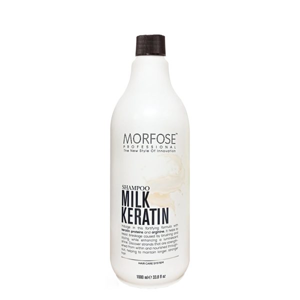 شامپو مو مورفوس مدل MILK KERATIN حجم 1000 میلی لیتر