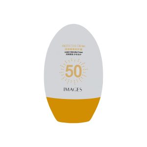 کرم ضد آفتاب بدون رنگ ایمجز SPF50 مدل PROTECTIVE مناسب برای انواع پوست وزن 45 گرم