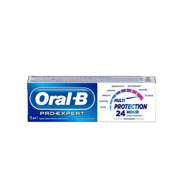 خمیر دندان اورال-بی سری Pro-Expert مدل whitening new حجم 75 میلی لیتر‎