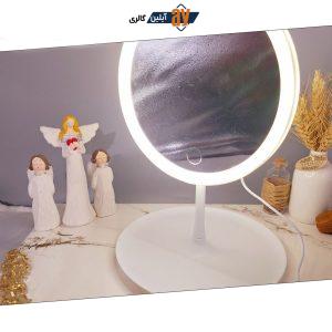 آینه رومیزی رینگ لایت دار لمسی پایین آینه استند دار 2001