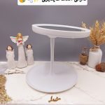آینه رومیزی رینگ لایت دار لمسی پایین آینه استند دار 2001
