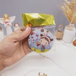 آینه چوبی فانتزی طرح گرد سایز کوچک