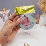 آینه چوبی فانتزی طرح گرد سایز کوچک