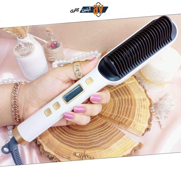 اتومو شانه ای صاف کننده قوی مو کد SYC 580