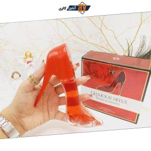 ادکلن زنانه خوشبو کفش قرمز GIAMOUR HEELS  90ml کد 30002
